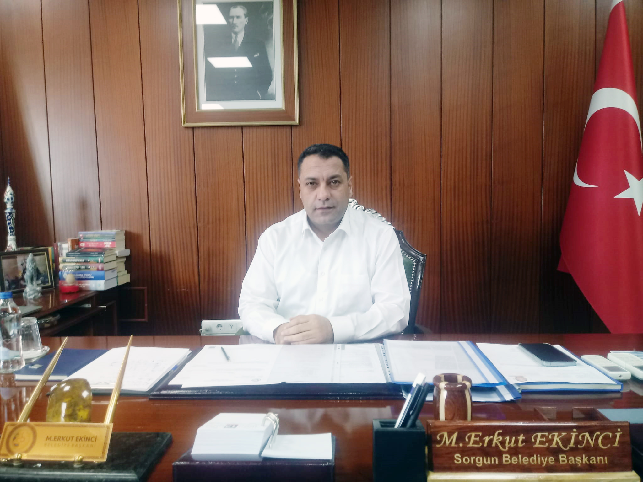 Sorgun Belediye Başkanı M Erkut Ekinci, ülkenin geçmişte pek çok