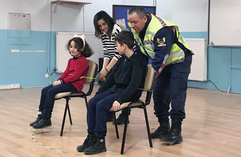 Yozgat İl Jandarma Komutanlığı tarafından Güvenli trafik, güvenli gelecek programı