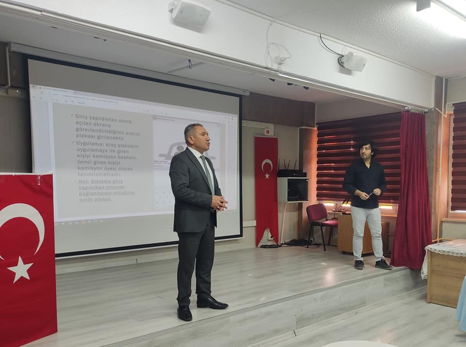 Kadışehri İlçe Milli Eğitim Müdürü Nuri Aksoy, ilçede Motorlu Taşıt