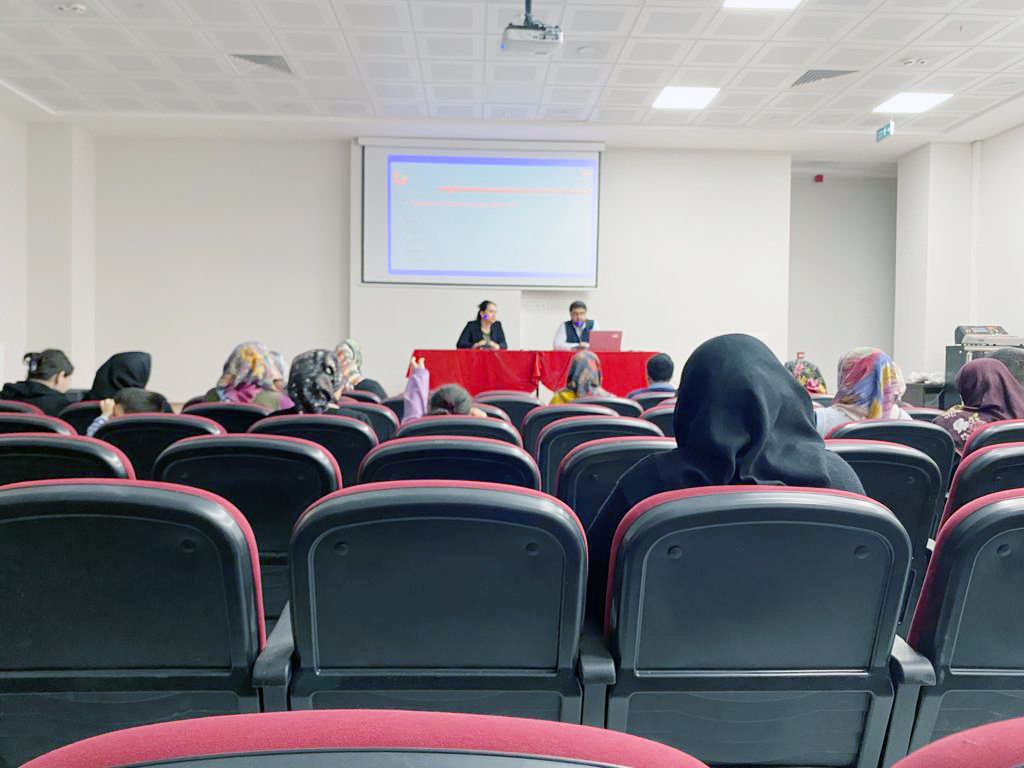 Yerköy İlçe Sağlık Müdürlüğü tarafından kadına yönelik şiddetle mücadele kapsamında,