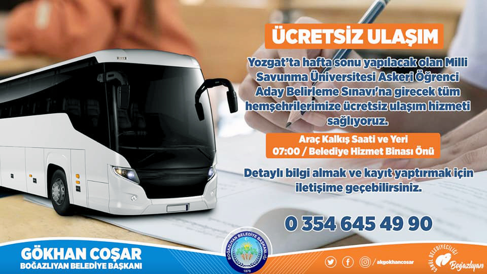 Boğazlıyan Belediyesi tarafından Yozgat’ta yapılacak olan Milli Savunma Üniversitesi (MSÜ)