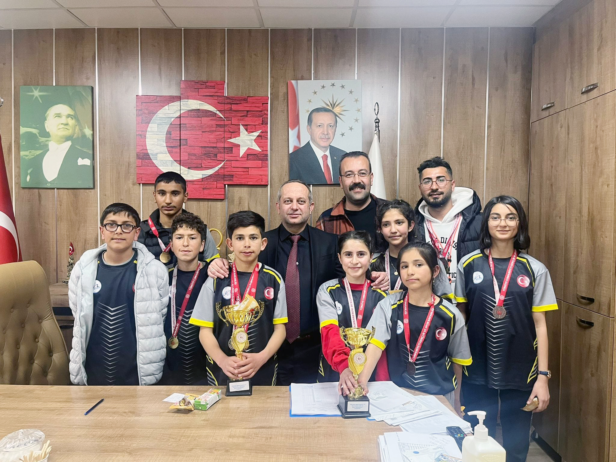 Yozgat’ta Okul Sporları kapsamında düzenlenen Bocce turnuvasında Sarıkaya Şehit Selman