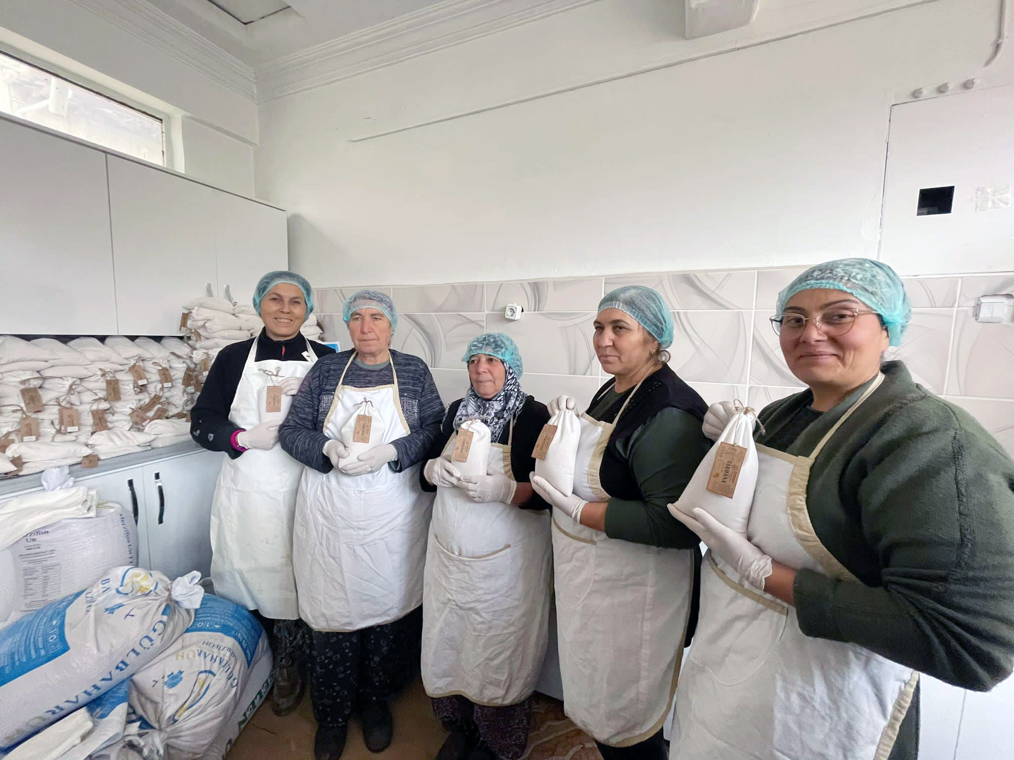 Çayıralan Beleriyesinin destekleri ile kurulan ÇEKOOP Çayıralan Emekçi Kadınlar Kooperatifi