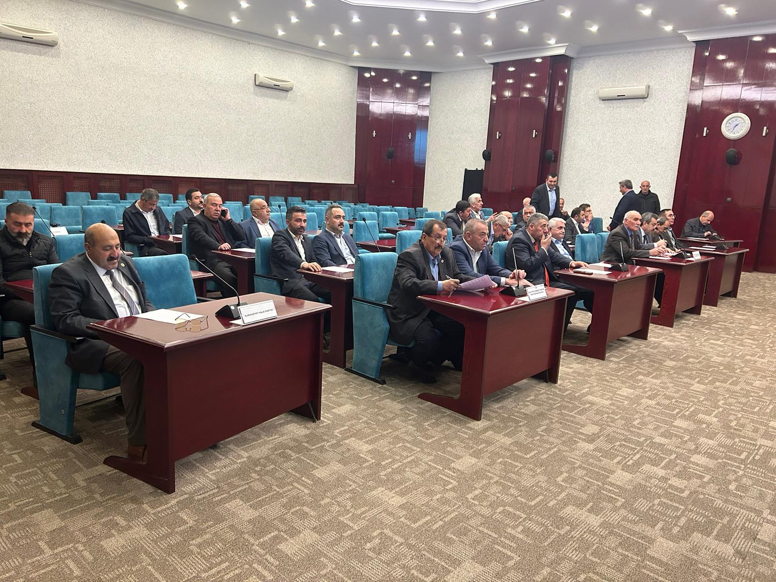 Yozgat İl Genel Meclisi Meclis Başkanı İskender Nazlı Başkanlığı’nda toplanarak