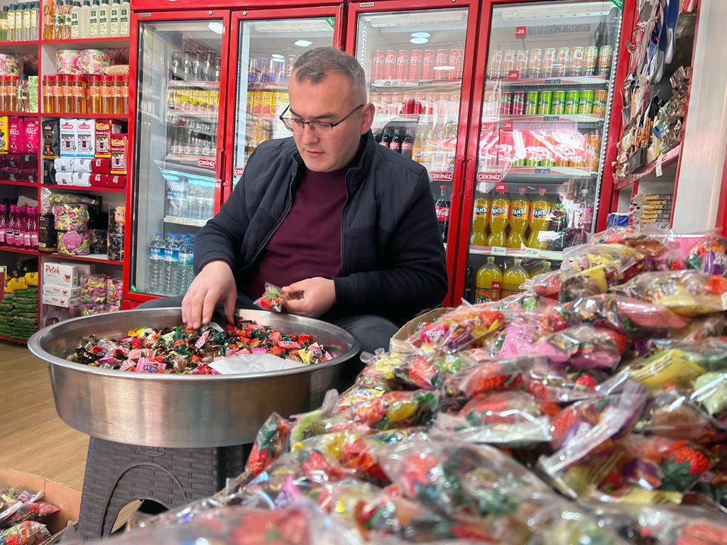 Yozgat’ta ramazan ayının gelmesi ile birlikte mevlit şekerlerine olan rağbette