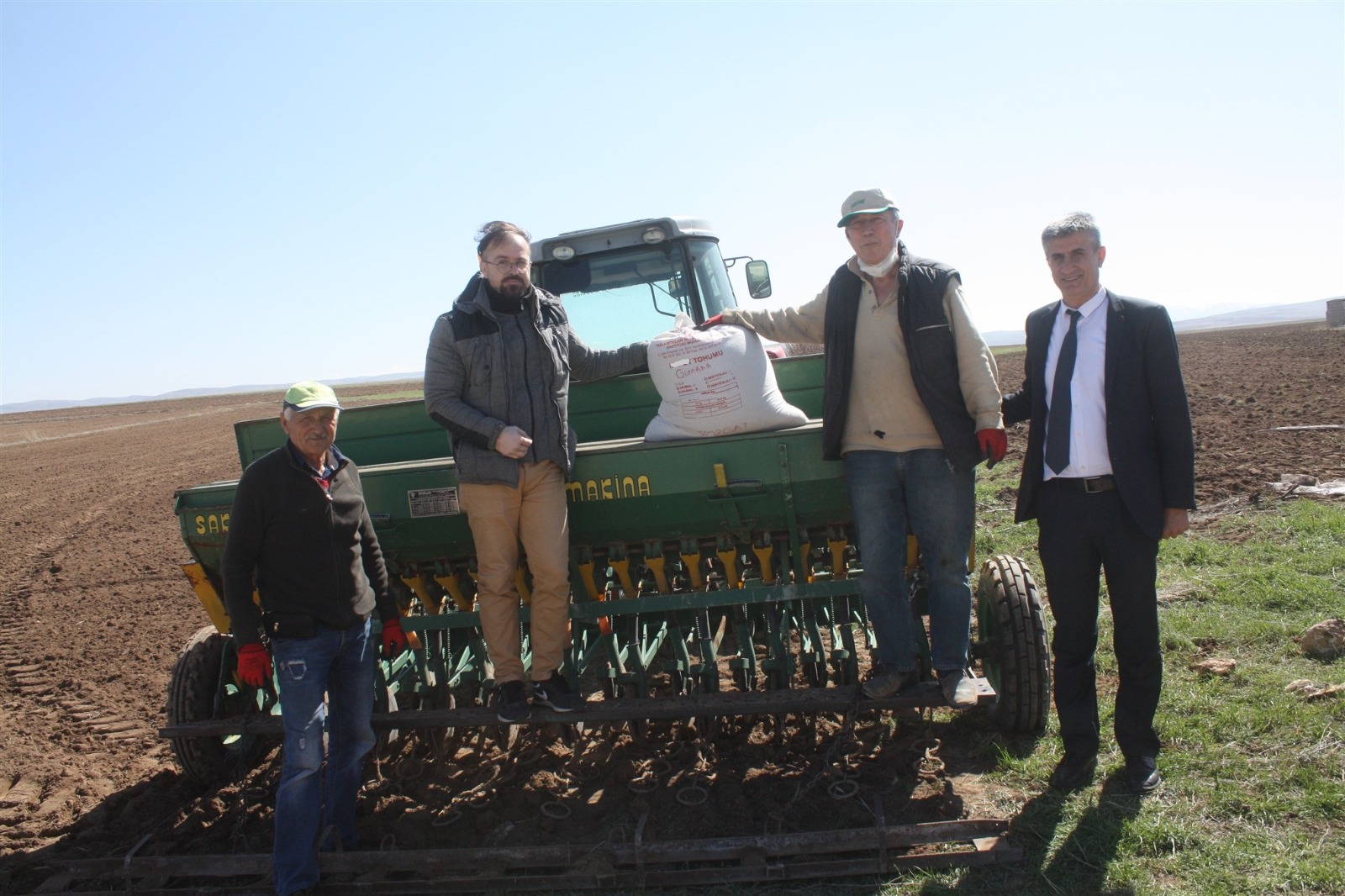 Yozgat’ta yerli yeşil mercimek üretimin yaygınlaştırılması çalışmaları kapsamında İl ve