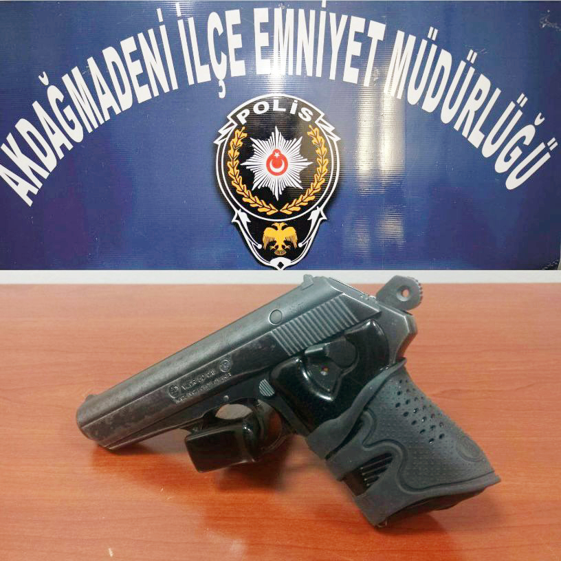 Akdağmadeni İlçe Emniyet Müdürlüğü tarafından yapılan çalışmalar kapsamında bir şüpheli