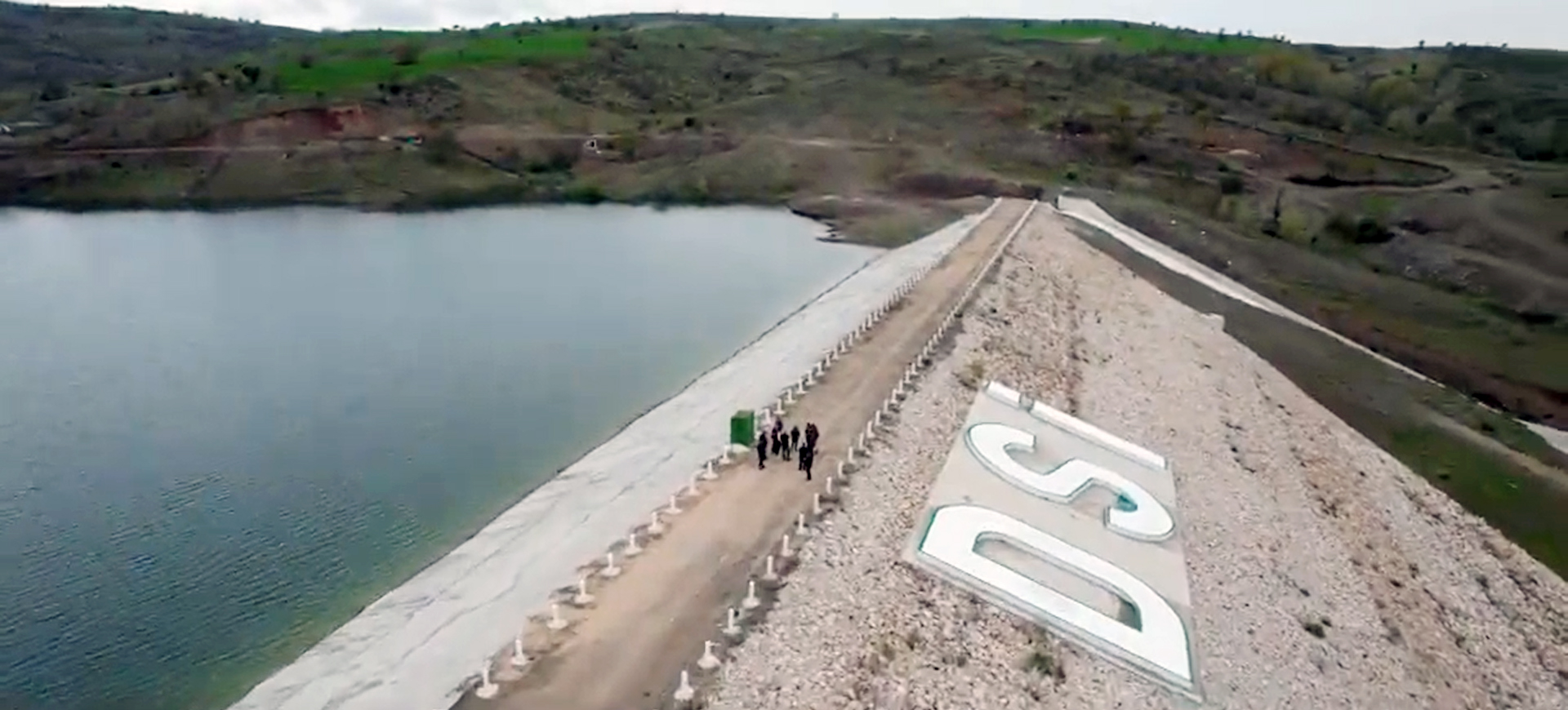 Sorgun İlçesinde yapımı tamamlanan Erkekli Göleti kesih kabulu Devlet Su