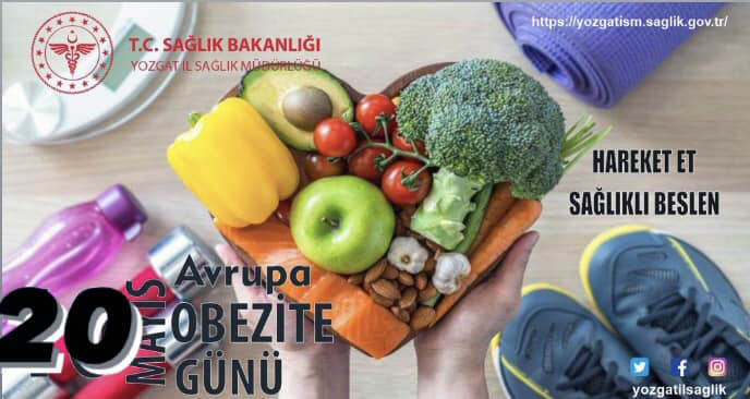 Yozgat İl Sağlık Müdürlüğü tarafından Dünya Obezite günü nedeniyle yapılan