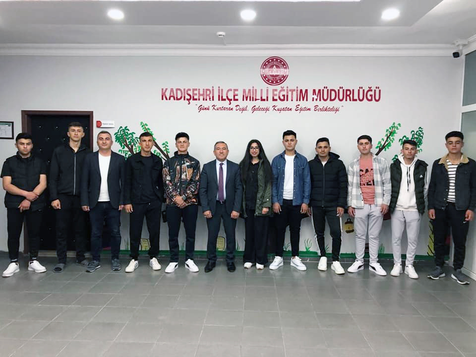 Kadışehri İlçe Milli Eğitim Müdürü Nuri Aksoy, Erasmus+ projesi kapsamında