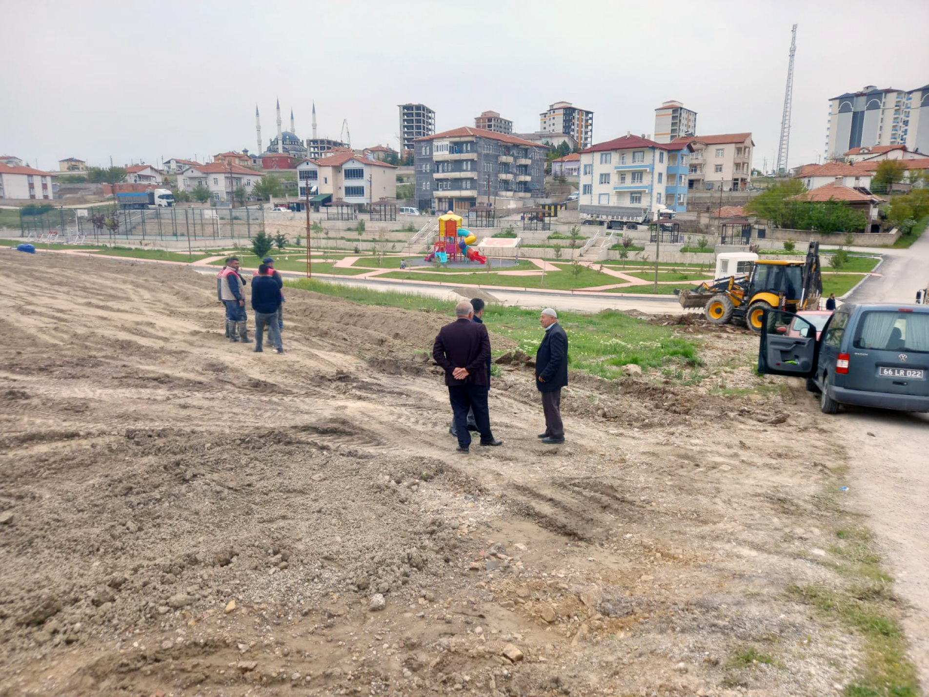 Sorgun İlçesinde yapımı devam eden 12 Derslikli Okul inşaatını Sorgun