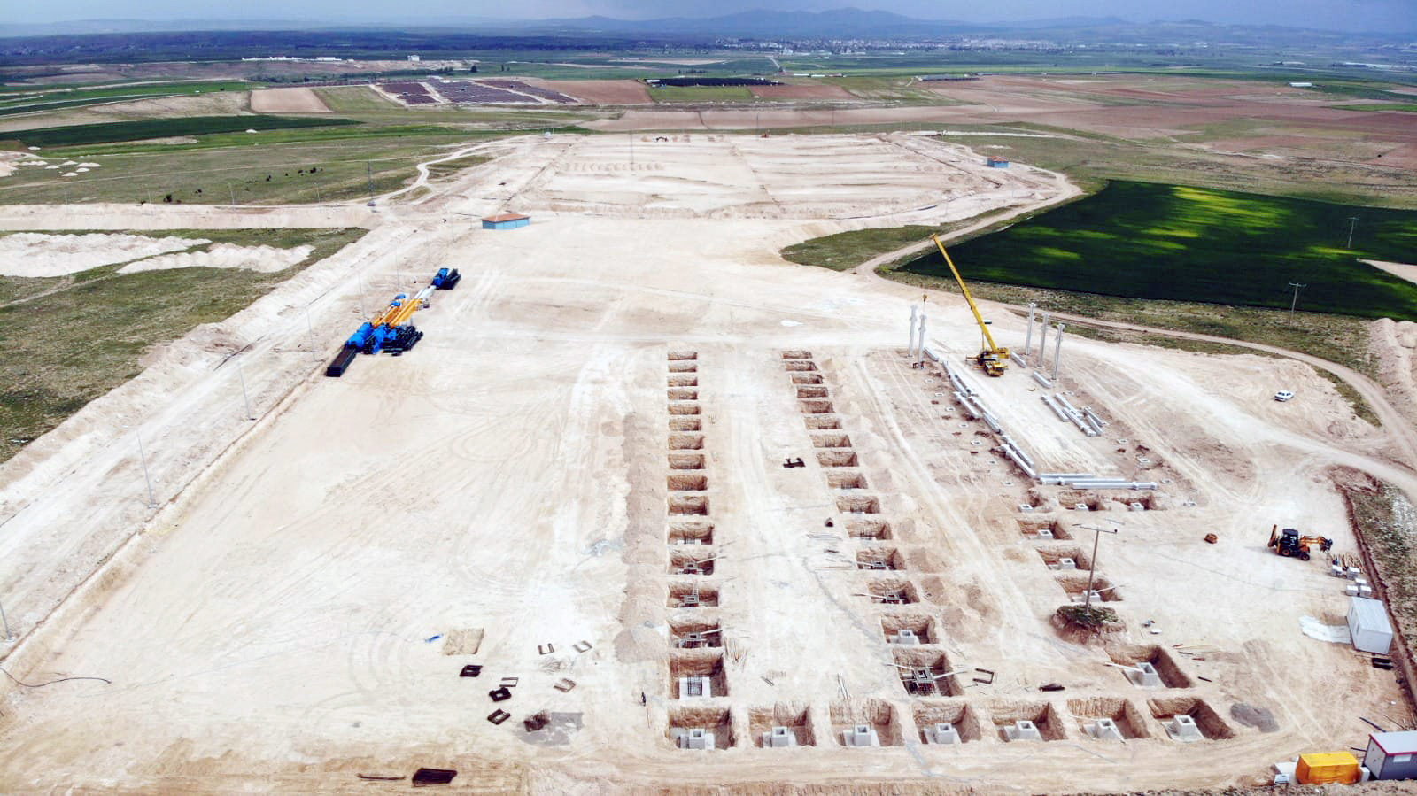 Boğazlıyan ilçesinde yapımı devam eden Fuat Oktay Organize Sanayi Bölgesinde