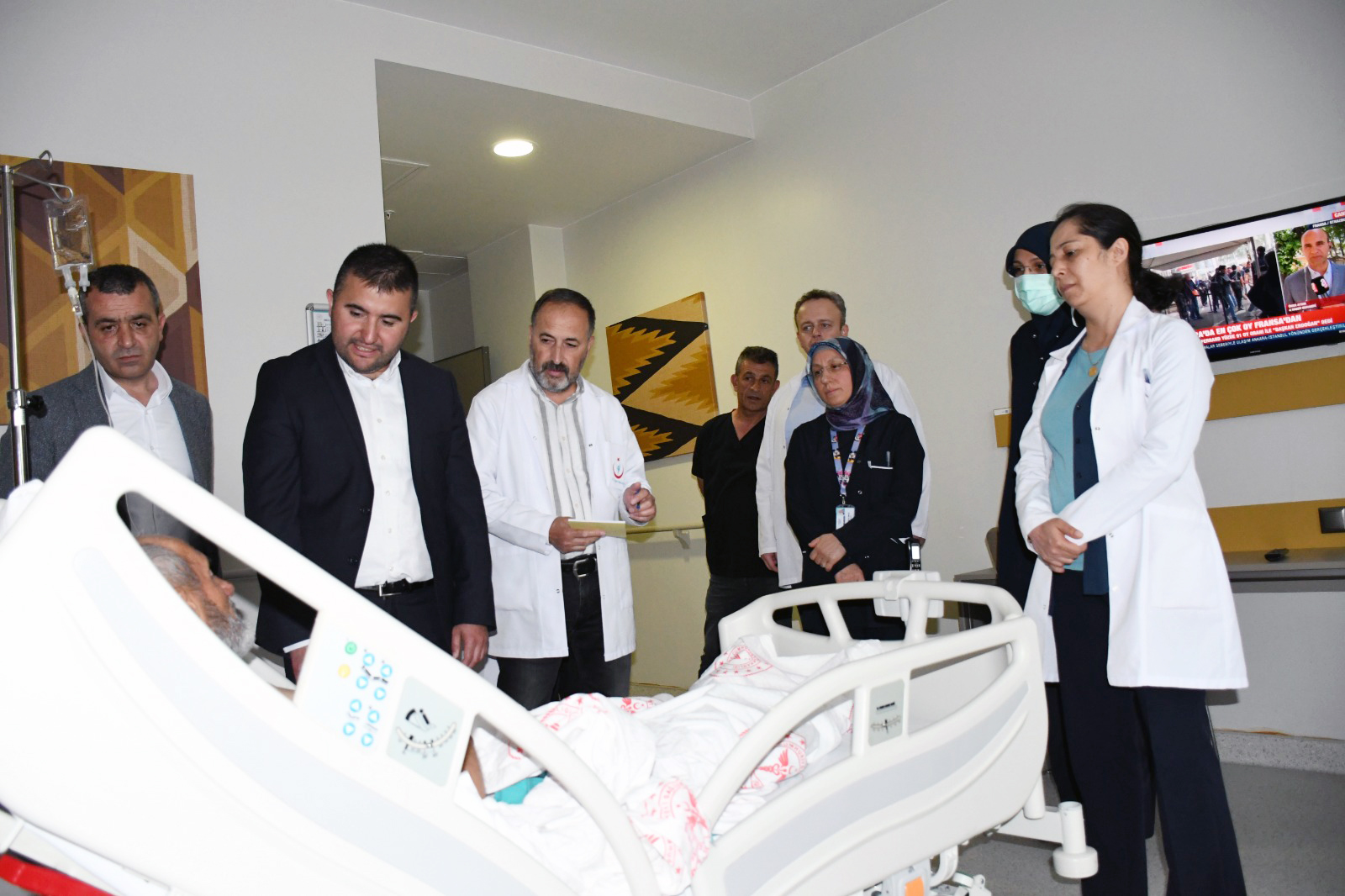 Yozgat Şehir Hastanesinde düzenlenen yeni bir uygulama ile tedavi alan