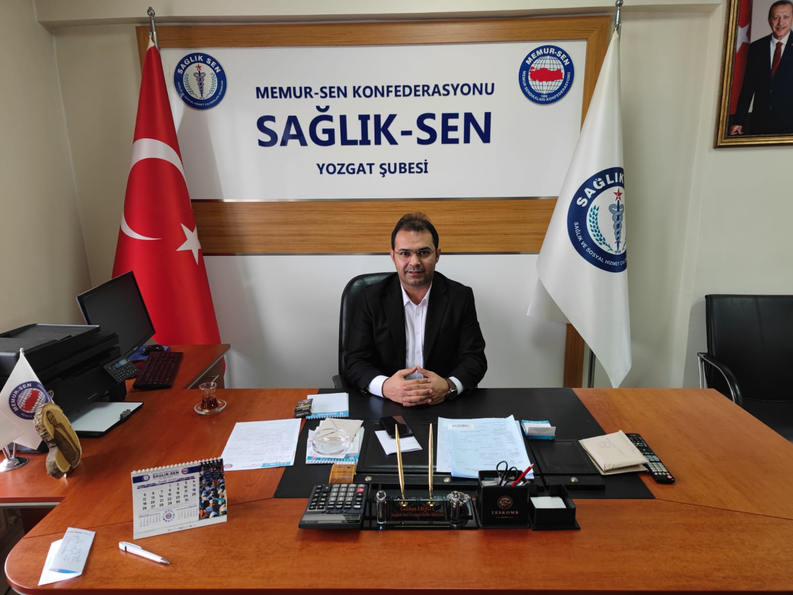 Sağlık-Sen Yozgat Şube Başkanı Gökhan Eroğlu, Sağlık Sen üyelerine özel