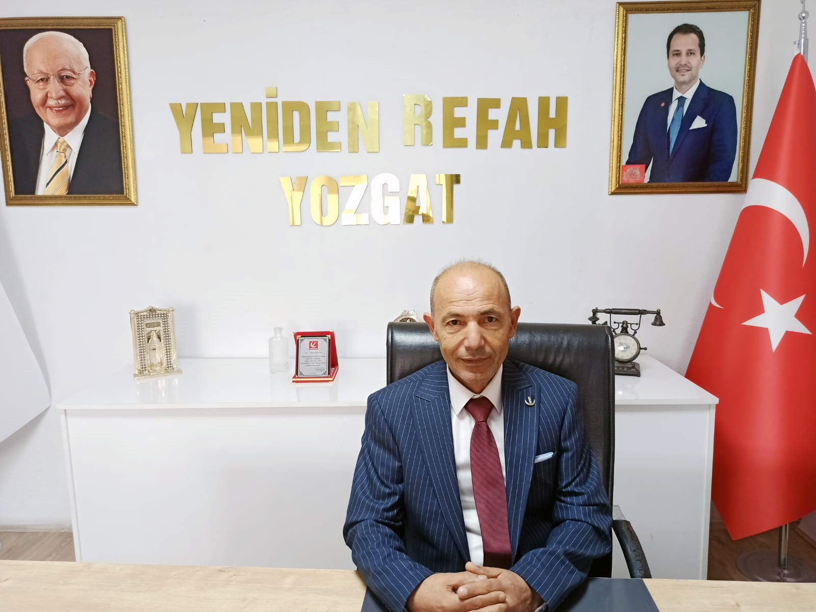 Yeniden Refah Partisi (YRP) Yozgat Merkez İlçe Başkanlığına Salih Suntay