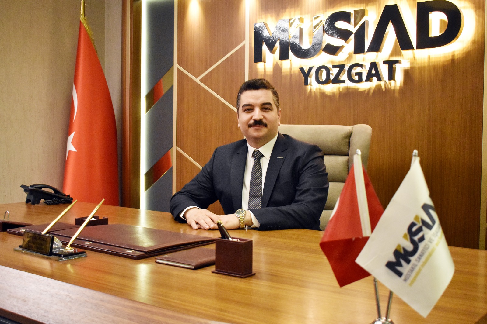 MÜSİAD Yozgat Şube Başkanı Dr Barış Açıkgöz, Cumhurbaşkanı Recep Tayyip