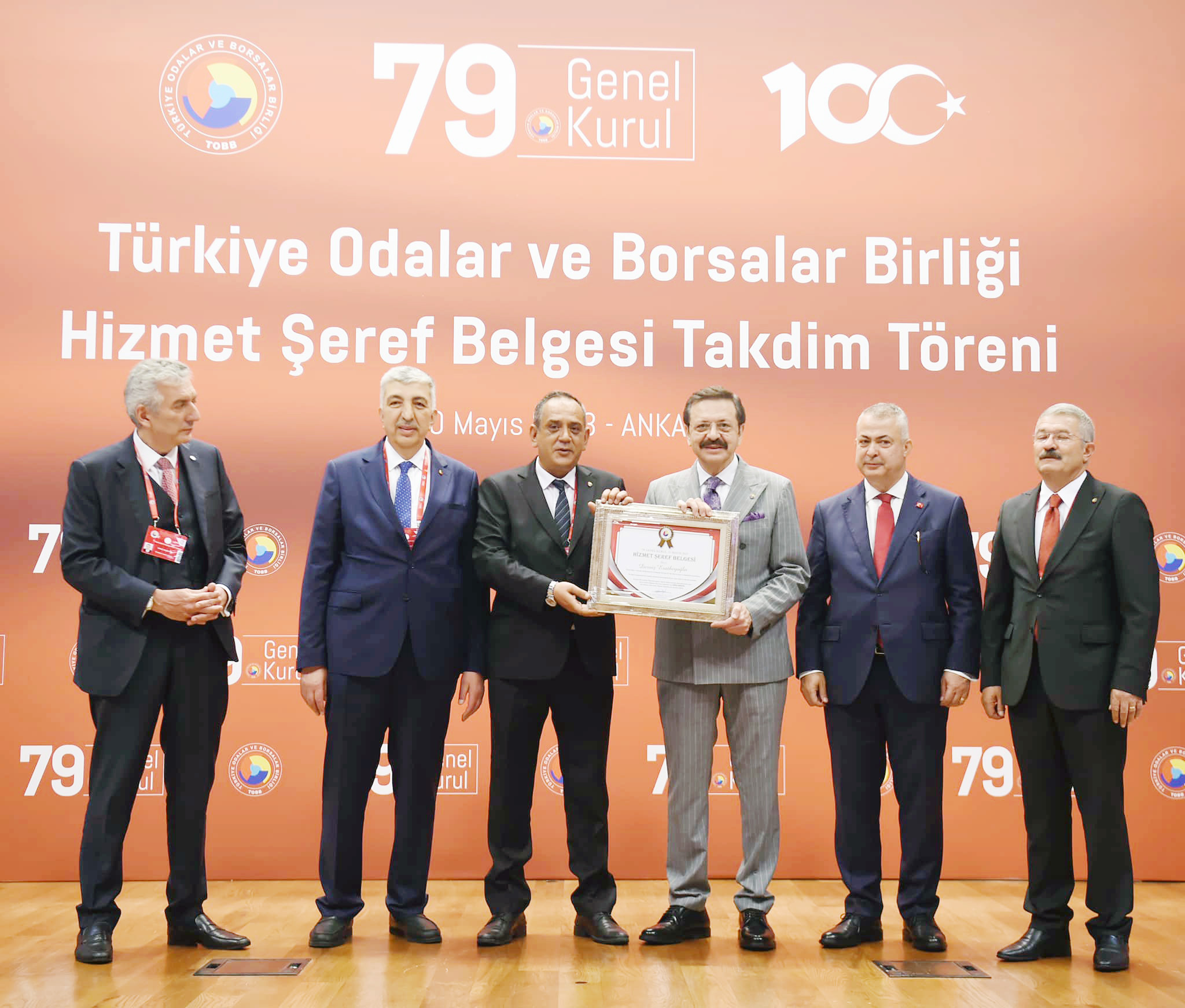 Türkiye Odalar ve Borsalar Birliği (TOBB) Genel Başkanlığına yeniden seçilerek