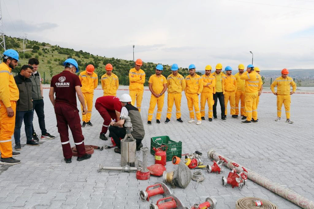 Yozgat Orman İşletme Müdürlüğü yangın işçilerine 56 saatlik kırsal alan