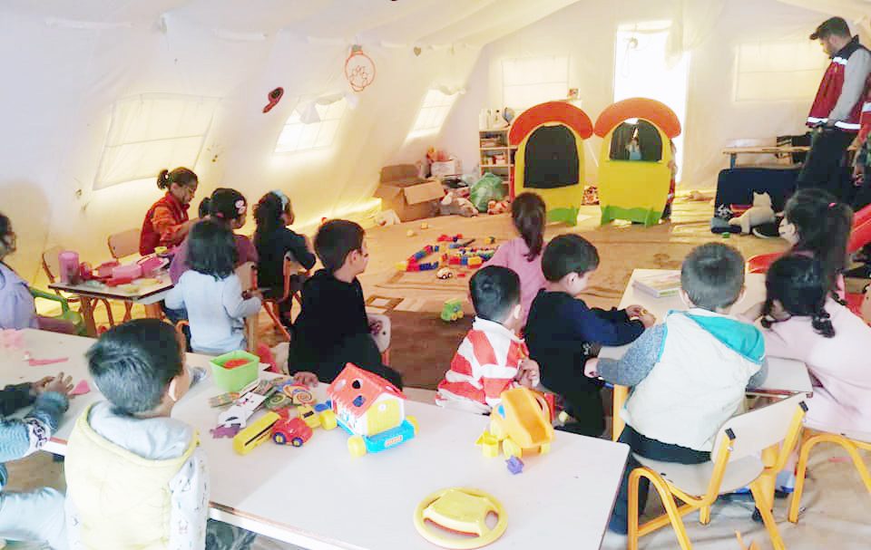 Yozgat’ta depremzede çocuklar için Yozgat Aile ve Sosyal Hizmetler İl