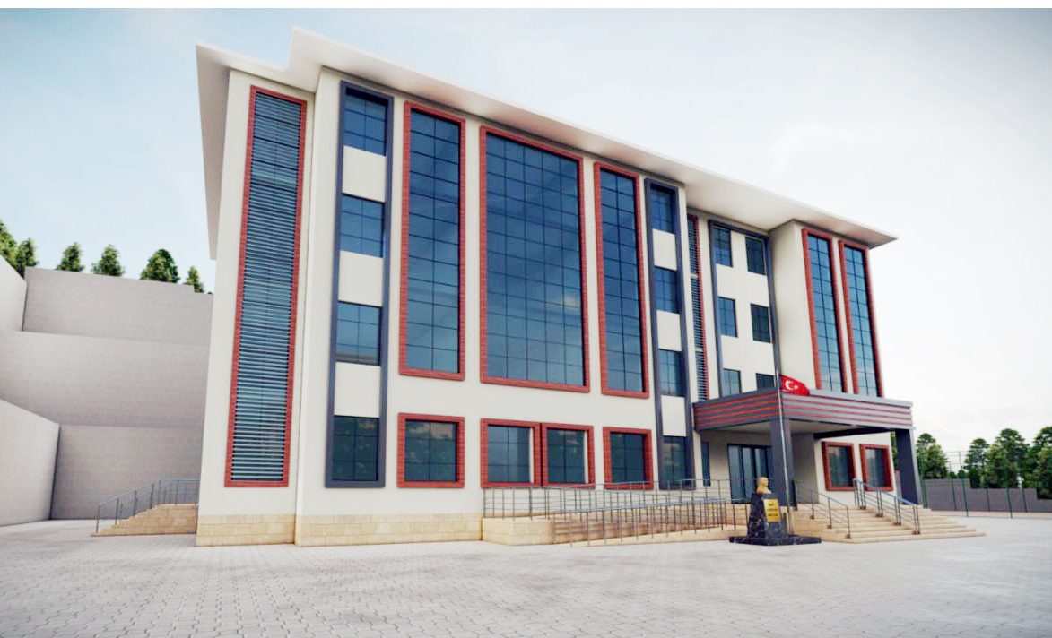 Yozgat il merkezinde bulunan Fatma Temel Turhan Ortaokuluna ek bina