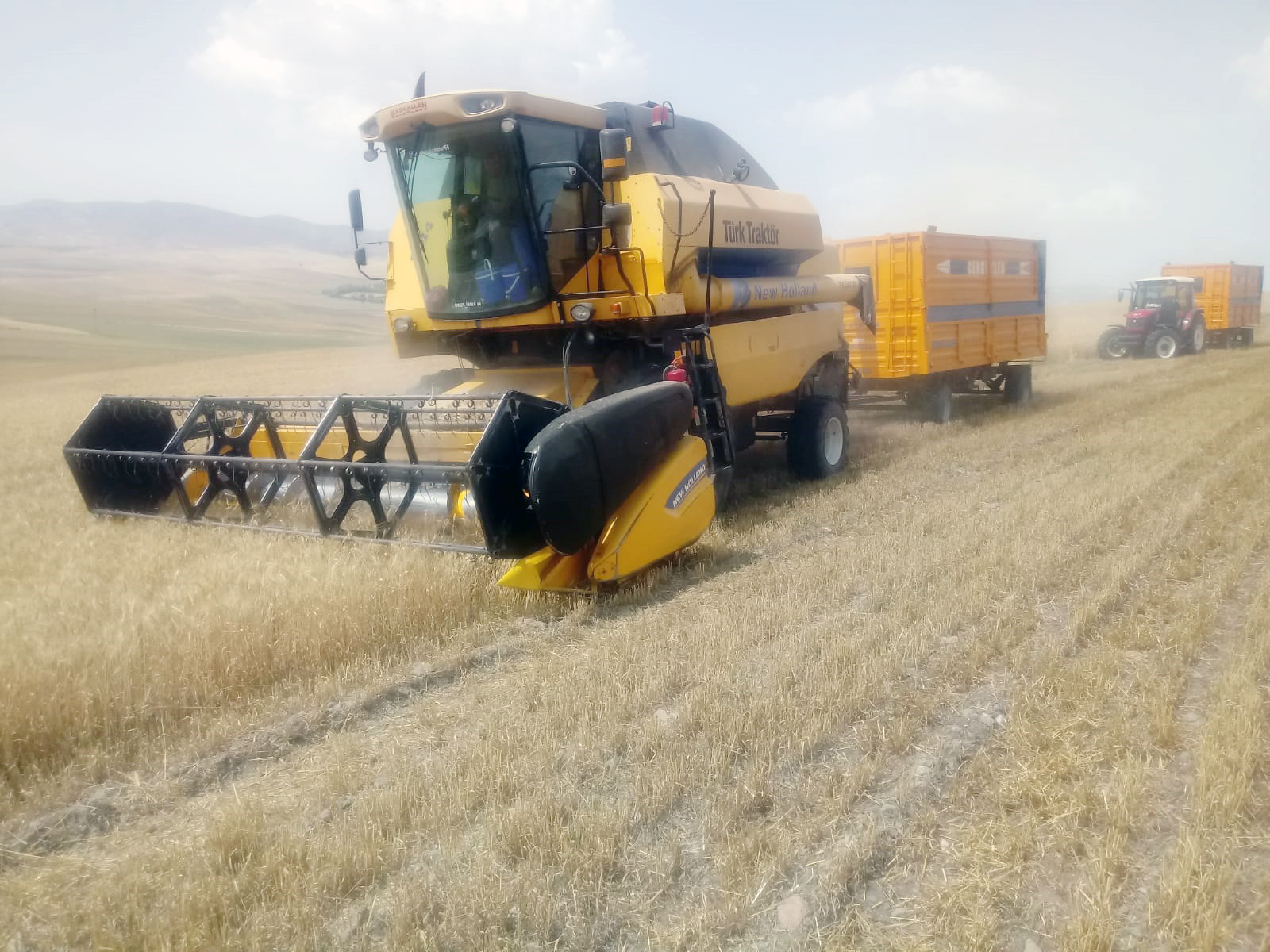 Türkiye’nin önemli tarım bölgelerinden olan Yozgat’ta hububat hasat dönemi Yerköy