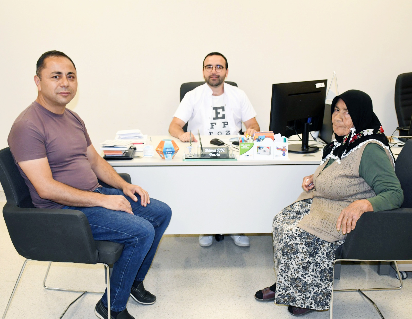 Yozgat Şehir Hastanesi Göz Hastalıkları bölümünde şaşılık ameliyatı başarı ile