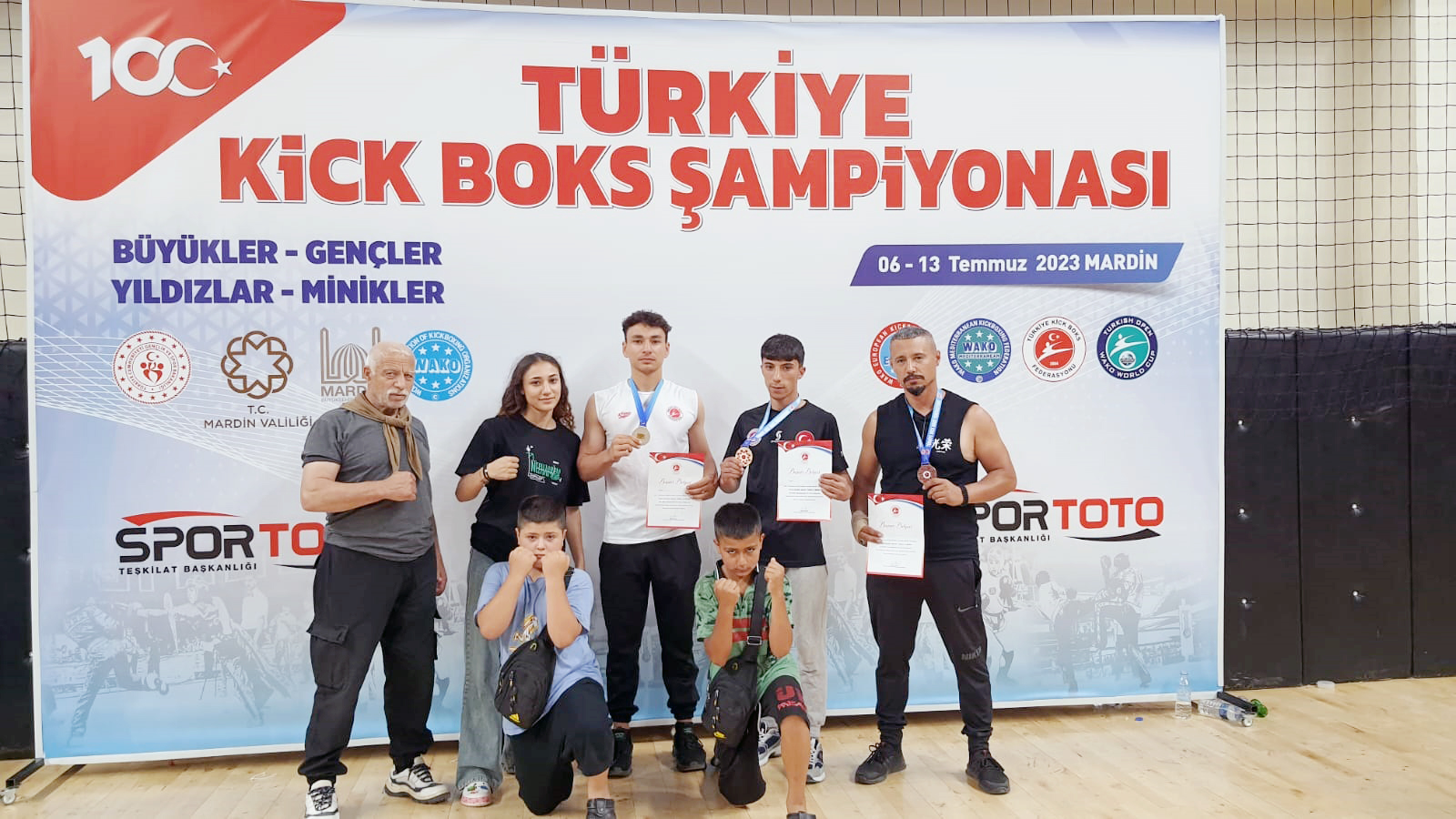 Mardin’in ev sahipliğinde gerçekleştirilen Türkiye Kick-Boks şampiyonası ve milli takım