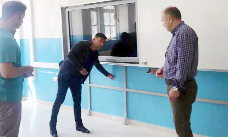 Saraykent ilçesinde bulunan okullarda yılsonu tatili ile birlikte bakım ve