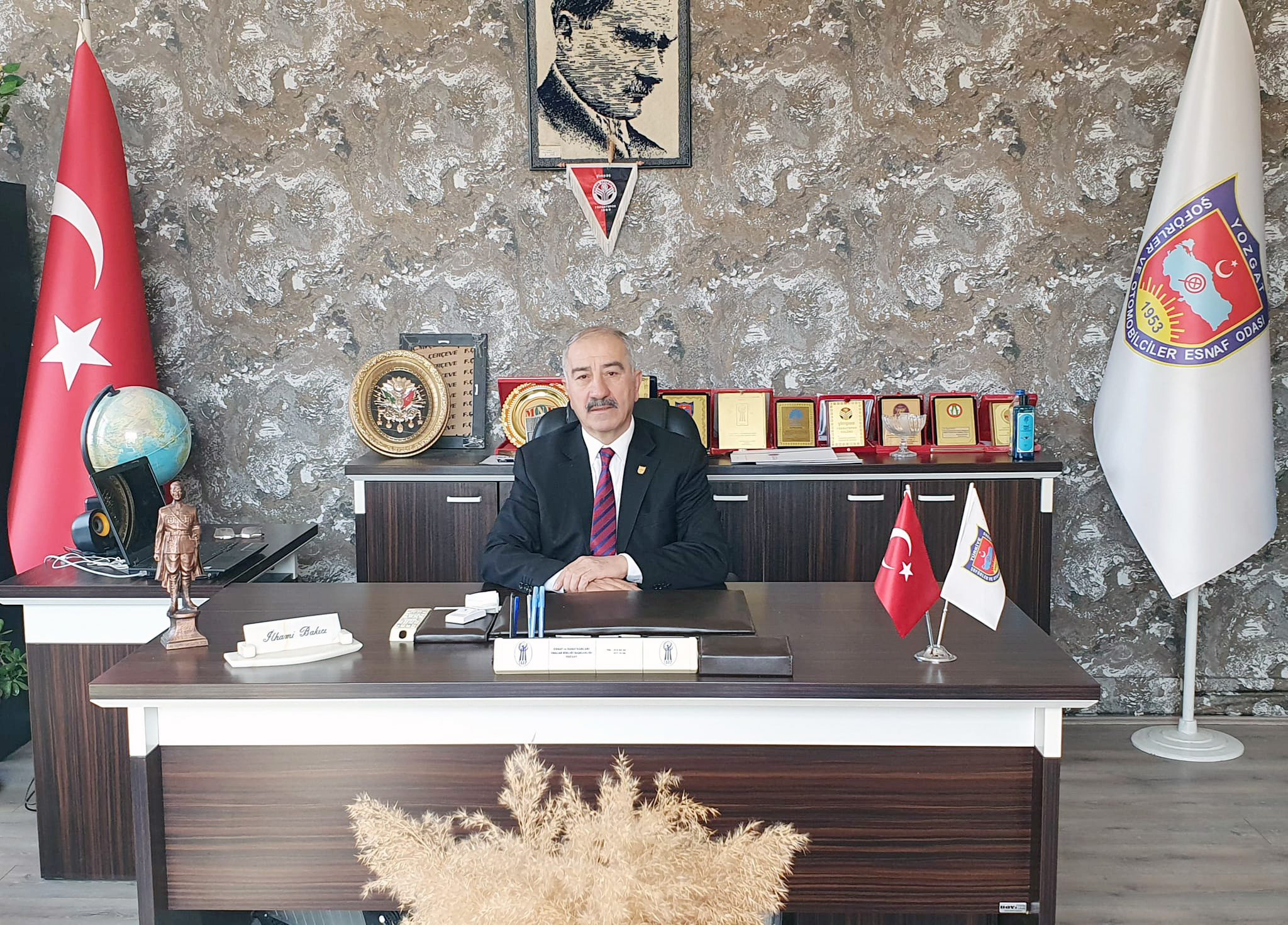 Yozgat Şoförler ve Otomobilciler Odası Başkanı İlhami Bakıcı, Yozgat’ta biçer