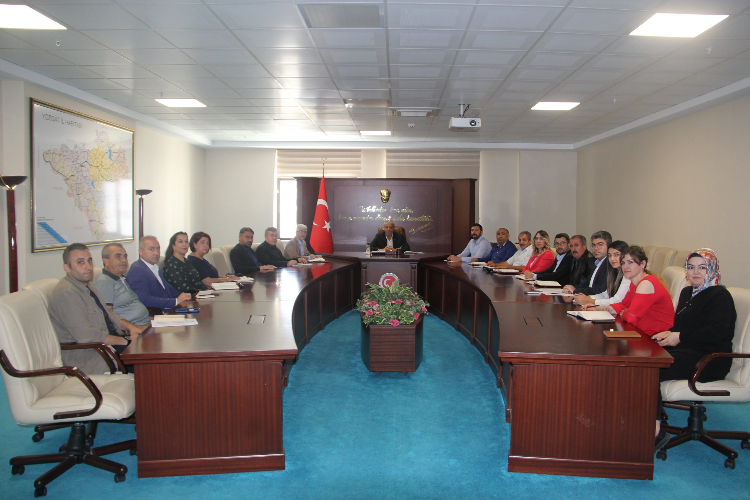 Yozgat Gençlik ve Spor İl Müdürü Rasim Parlak Müdürlükleri bünyesinde