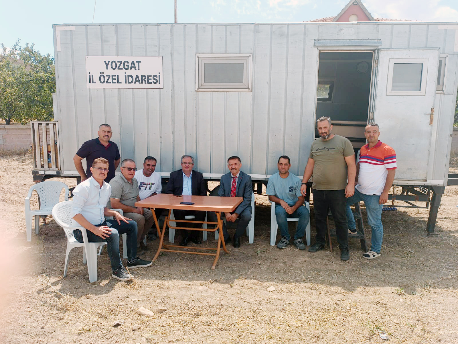 Yozgat İl Genel Meclisi Başkanı İskender Nazlı, beraberinde Yozgat İl