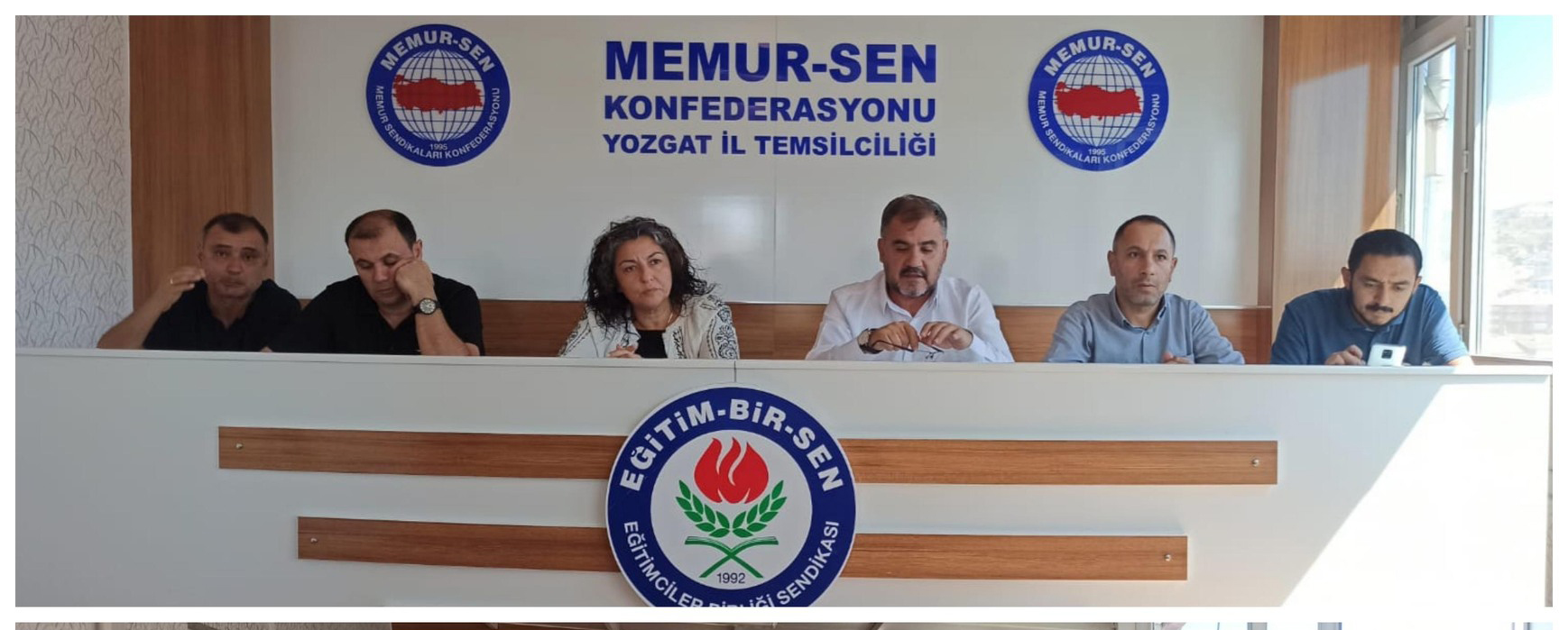 Toplantı, Eğitim-Bir-Sen Yozgat Şube Başkanı Kenan Şerefli'nin başkanlığında şube yöneticileri