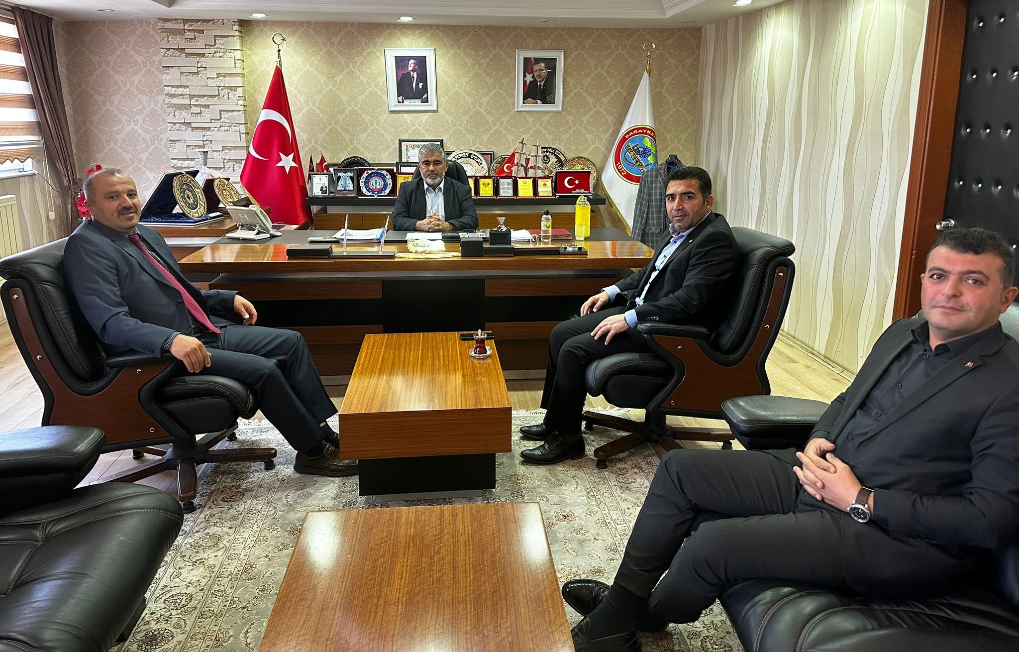 Saraykent İlçe Milli Eğitim Müdürü Ahmet Doğan, Şube Müdürleri Latif