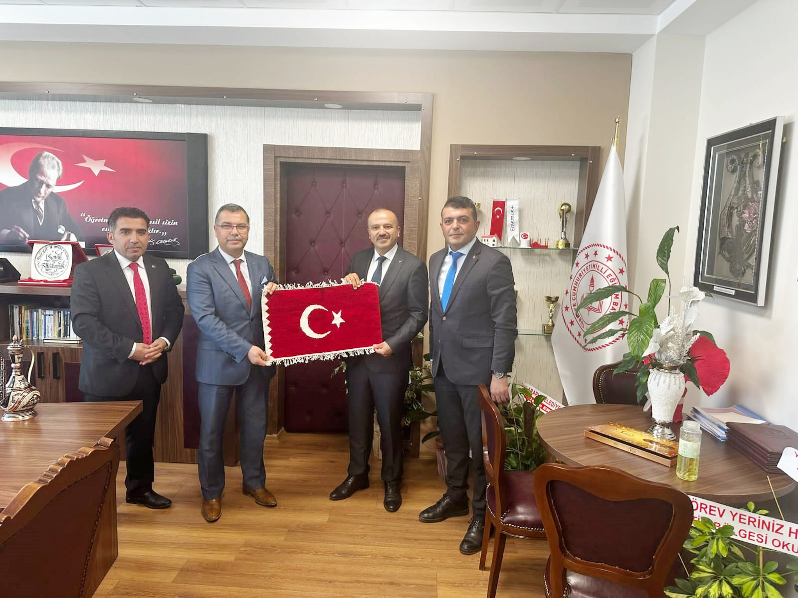 Saraykent İlçe Milli Eğitim Müdürü Ahmet Doğan, Şube Müdürleri Latif