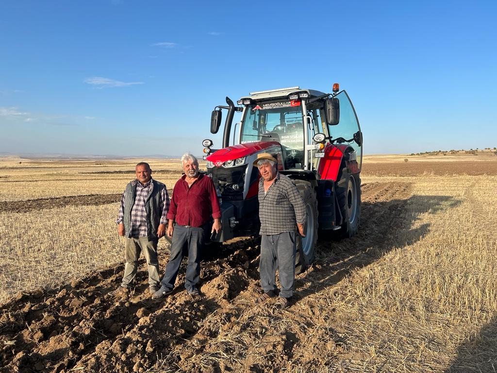 Sorgun ilçesinde çiftçilik ile uğraşan 61 yaşındaki Ergün Yerden, Cumhuriyetimizin