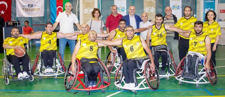 Sorgun’da 8 yıldır sportif faaliyetlerde bulunan ve bu sezon tekerlekli