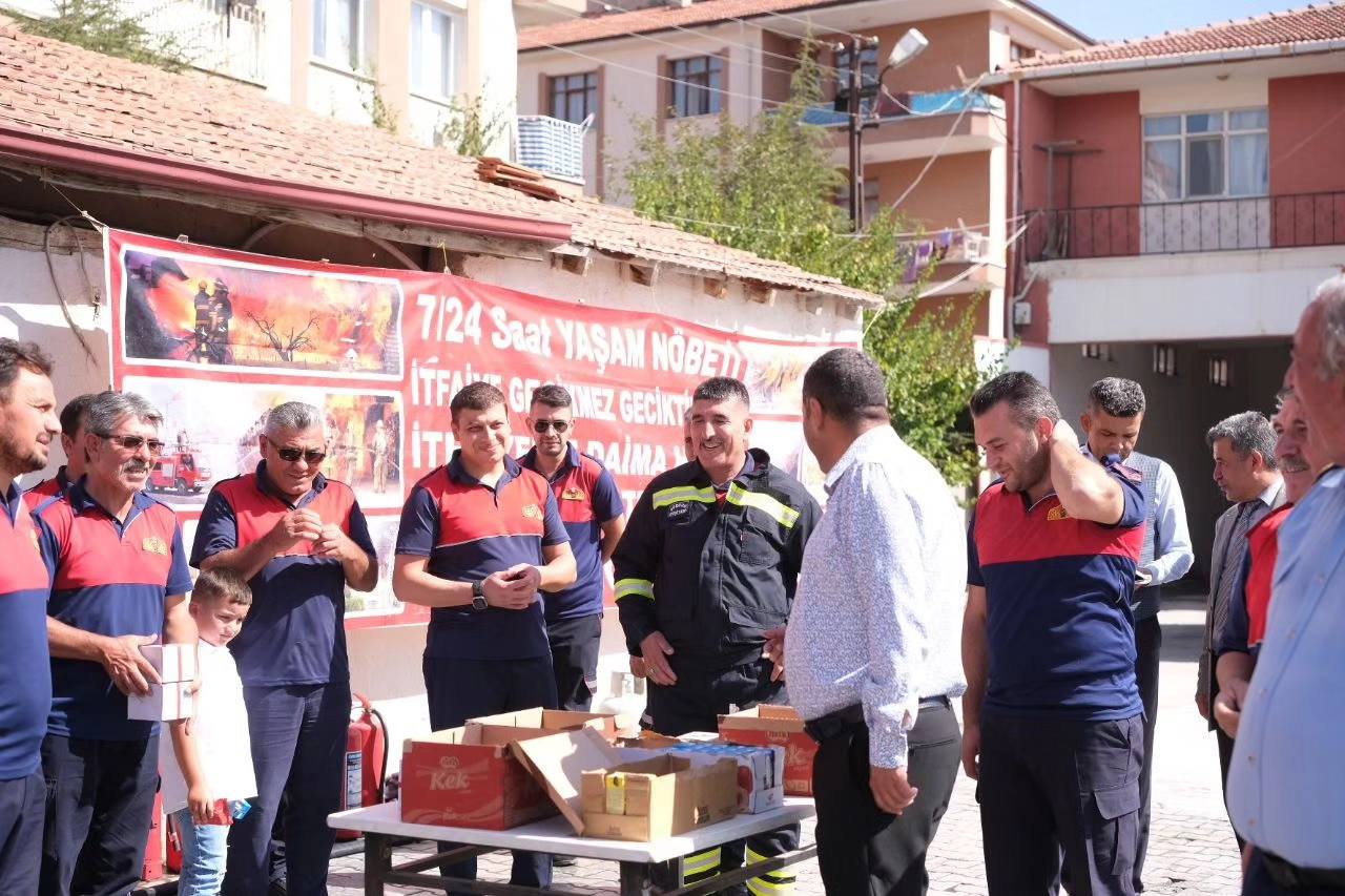 Sorgun Belediye Başkanı M. Erkut Ekinci, İtfaiyeciler Haftası etkinlikleri çerçevesinde
