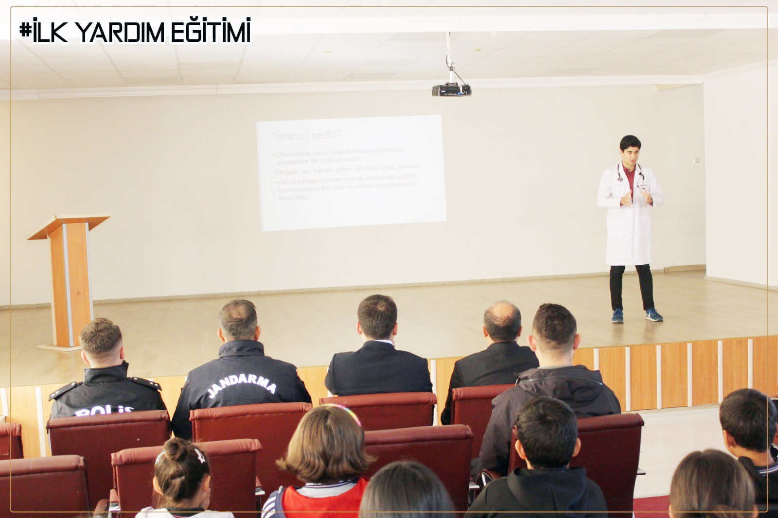 Saraykent Kaymakamlığı öncülüğünde ilgili kurumlar tarafından öğrencilere yönelik ilk yardım