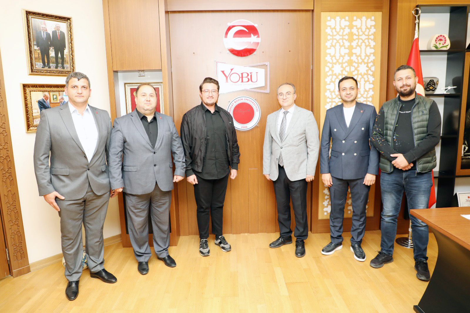 Yozgat Veteriner Hekimler Odası Başkanı Faruk Anteplioğlu ve Yönetim Kurulu