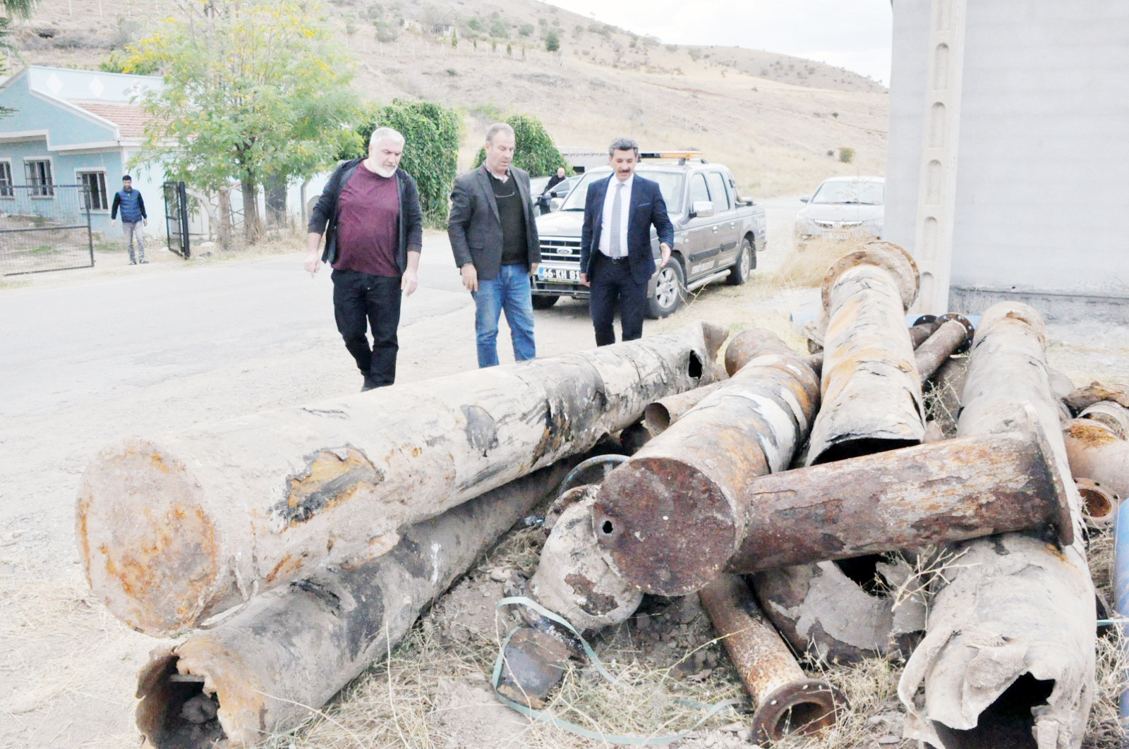 Yerköy Belediye Başkanı Ferhat Yılmaz, Delice köyü yolu Kötü Dağ