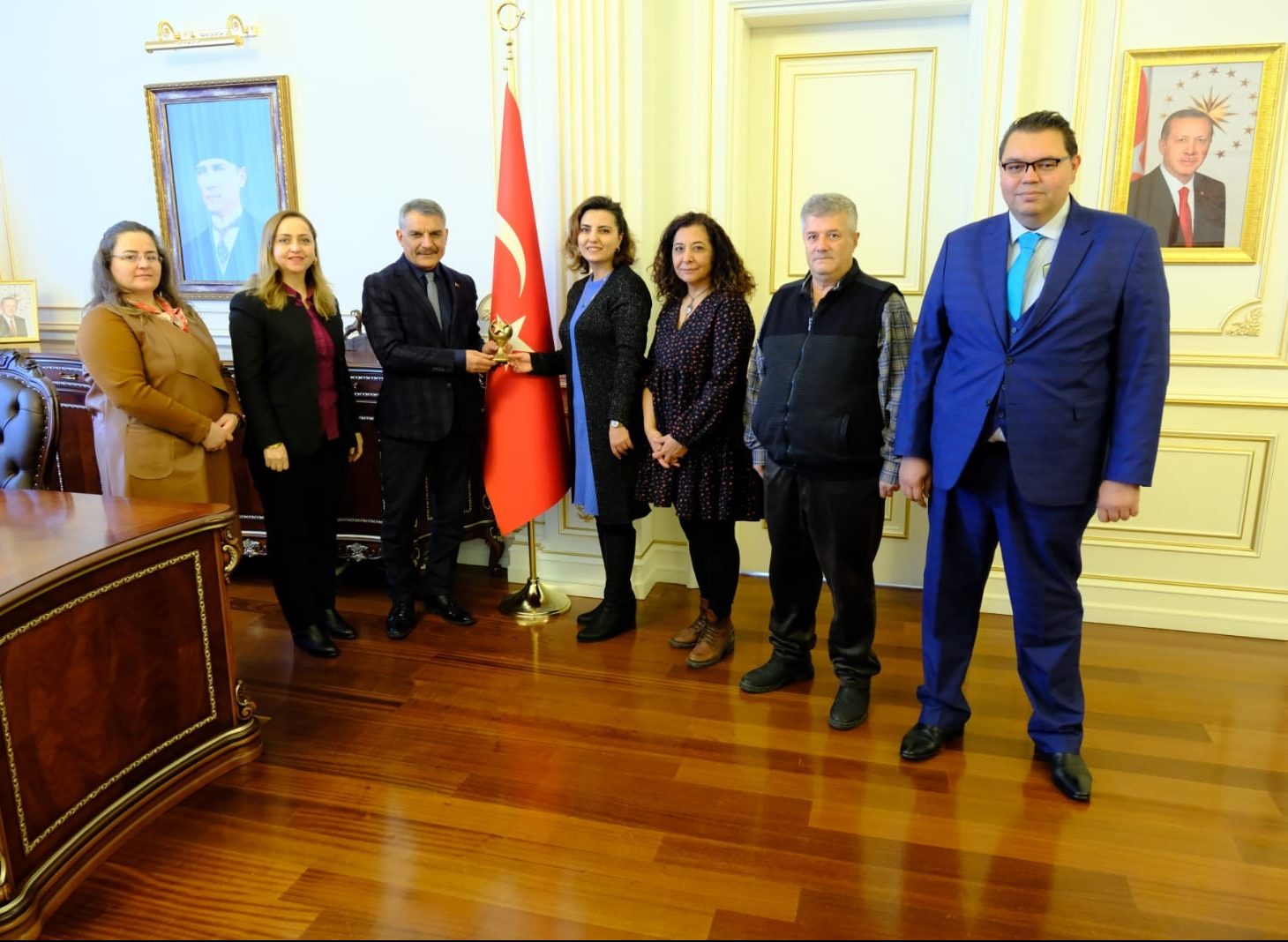 Dernek başkan ve üyelerinden Yozgat Valisi Özkan’a ziyaret