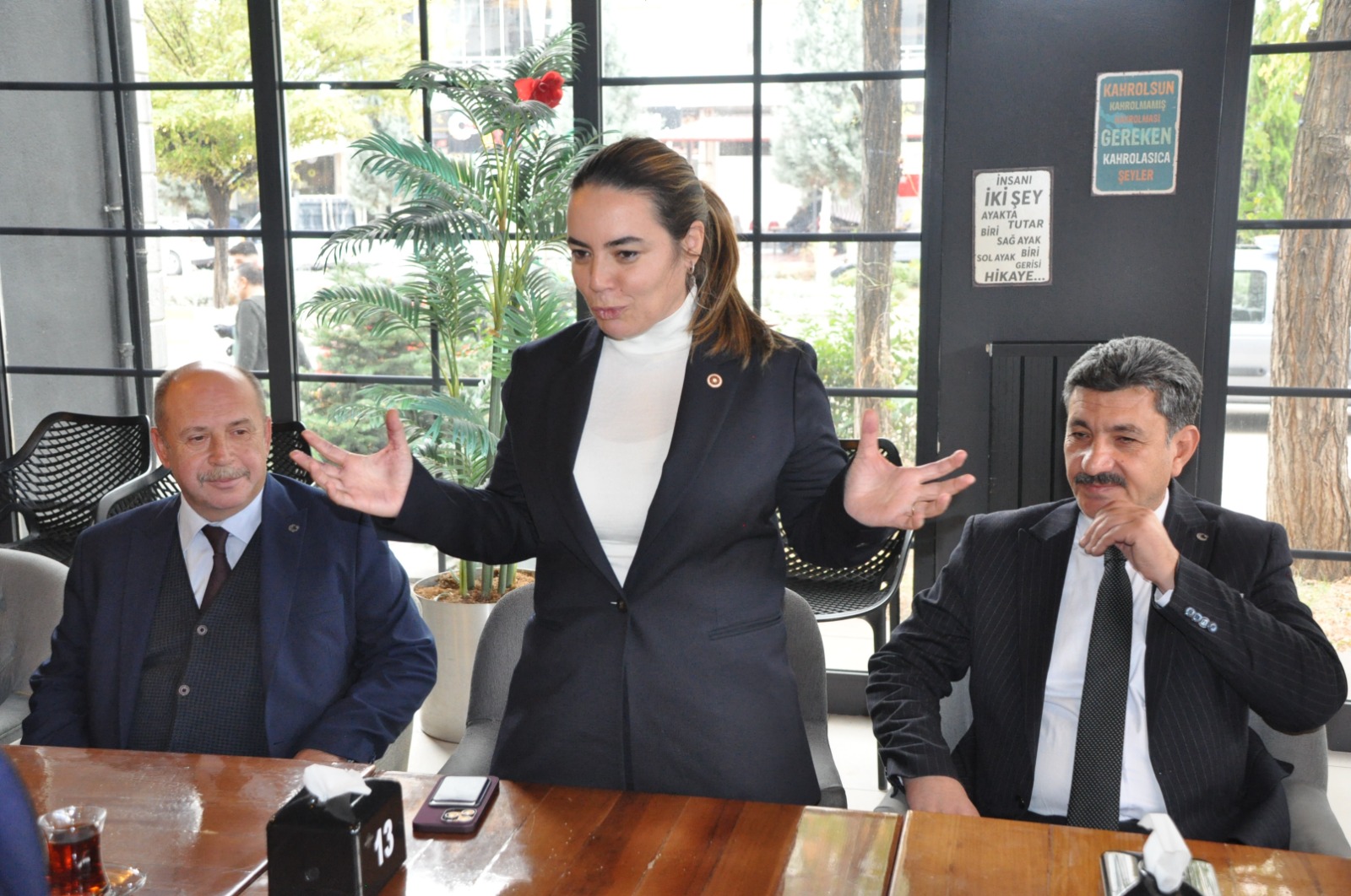 İYİ Parti Genel  Başkan Yardımcısı Türkeş Taş,  Yerköy’ü ziyaret etti