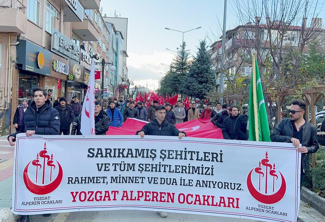 Alperen Ocakları Yozgat İl Başkanlığı tarafından Sarıkamış  ve tüm