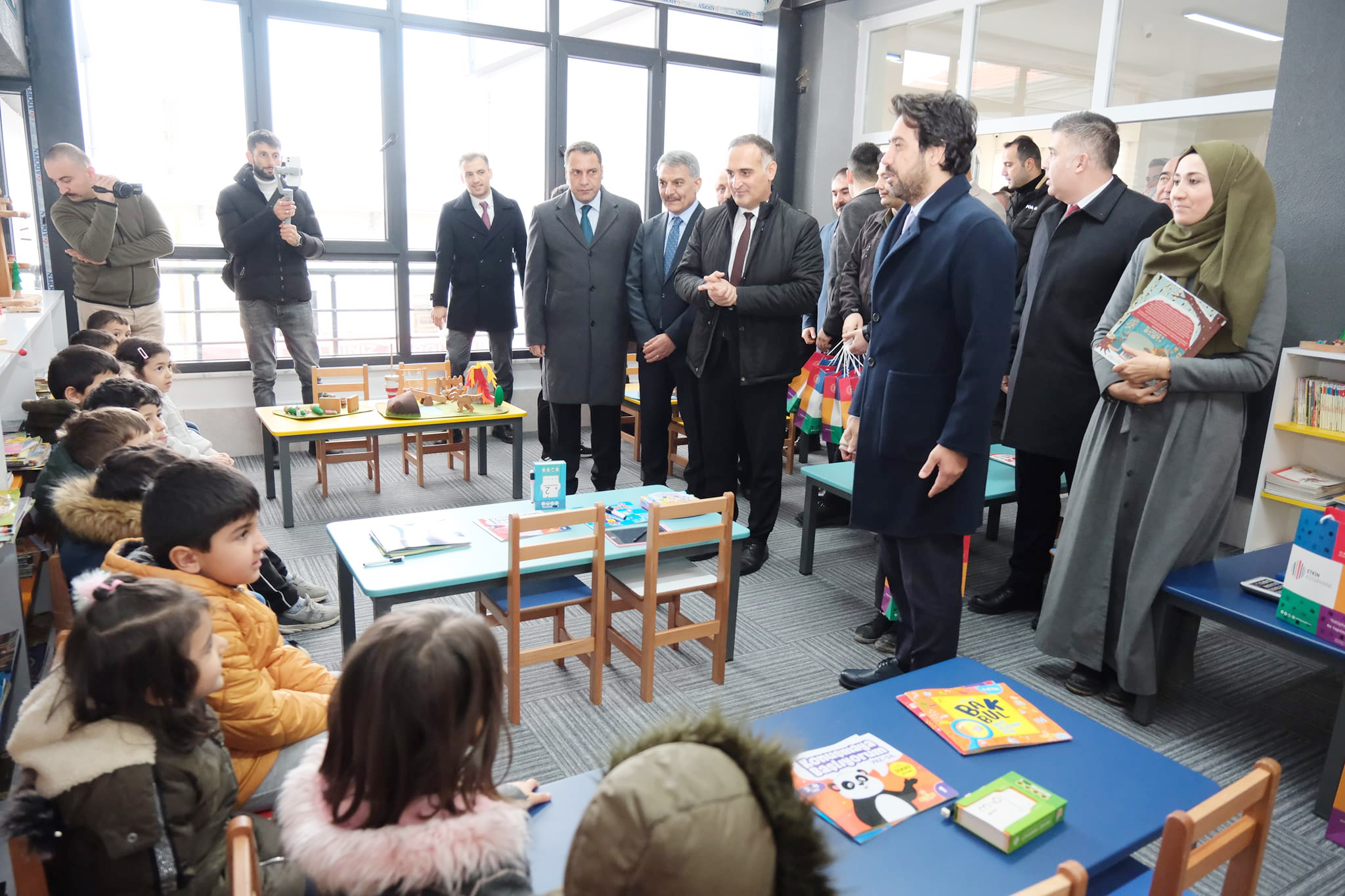 Cumhuriyetimizin 100. yılında gerçekleştirilen "100 Yeni Kütüphane" projesi kapsamında, Kültür