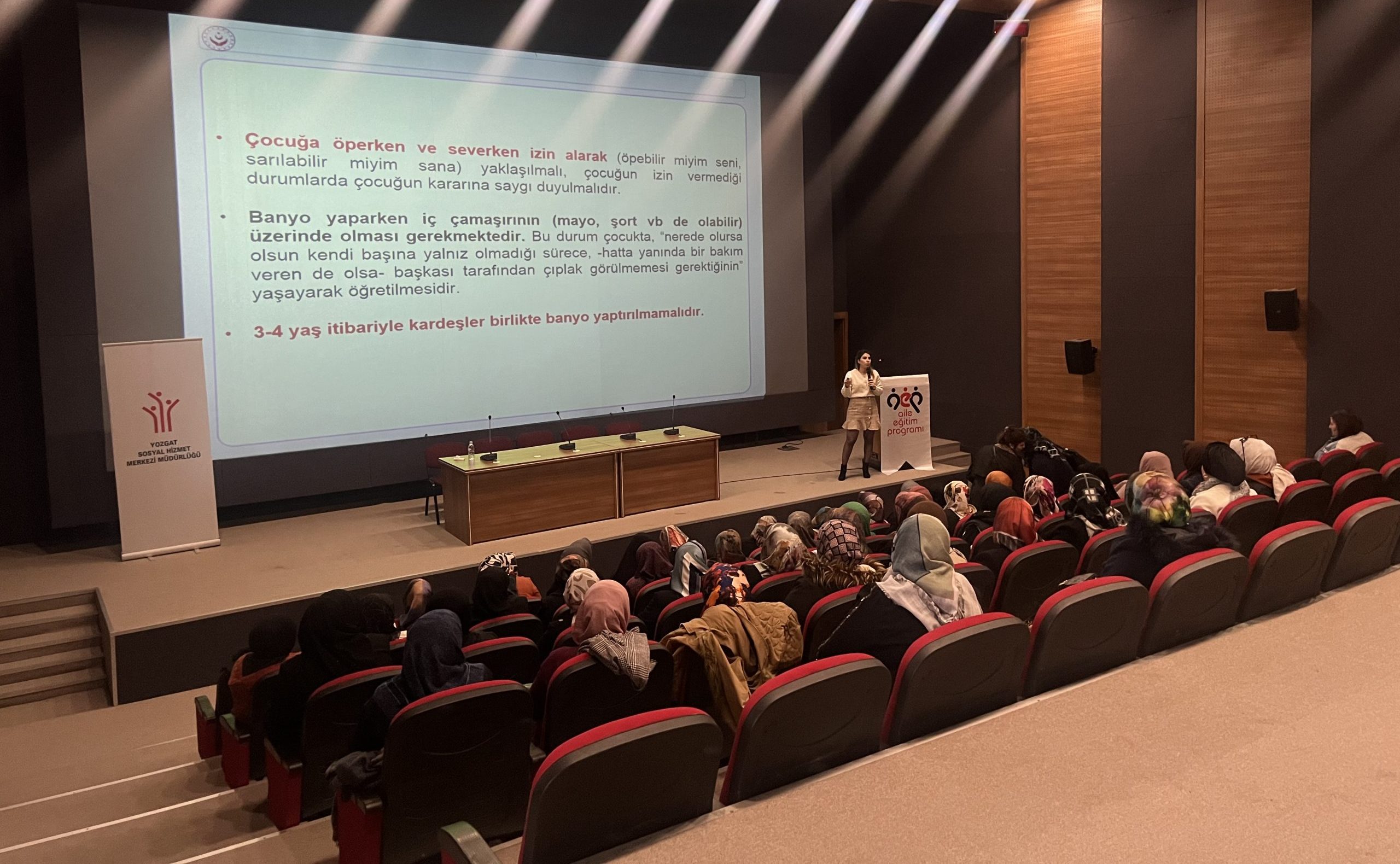 Yozgat Sosyal Hizmet Merkezi Müdürlüğü, çocuk yetiştirmeye dair farkındalığı artırmak