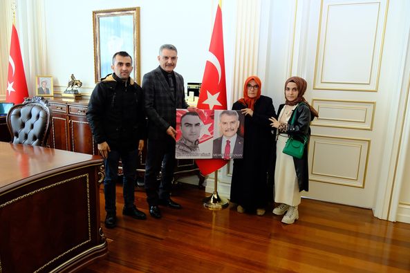 Vali Mehmet Ali Özkan, 2019 yılında Kuzey Irak'ta şehit olan