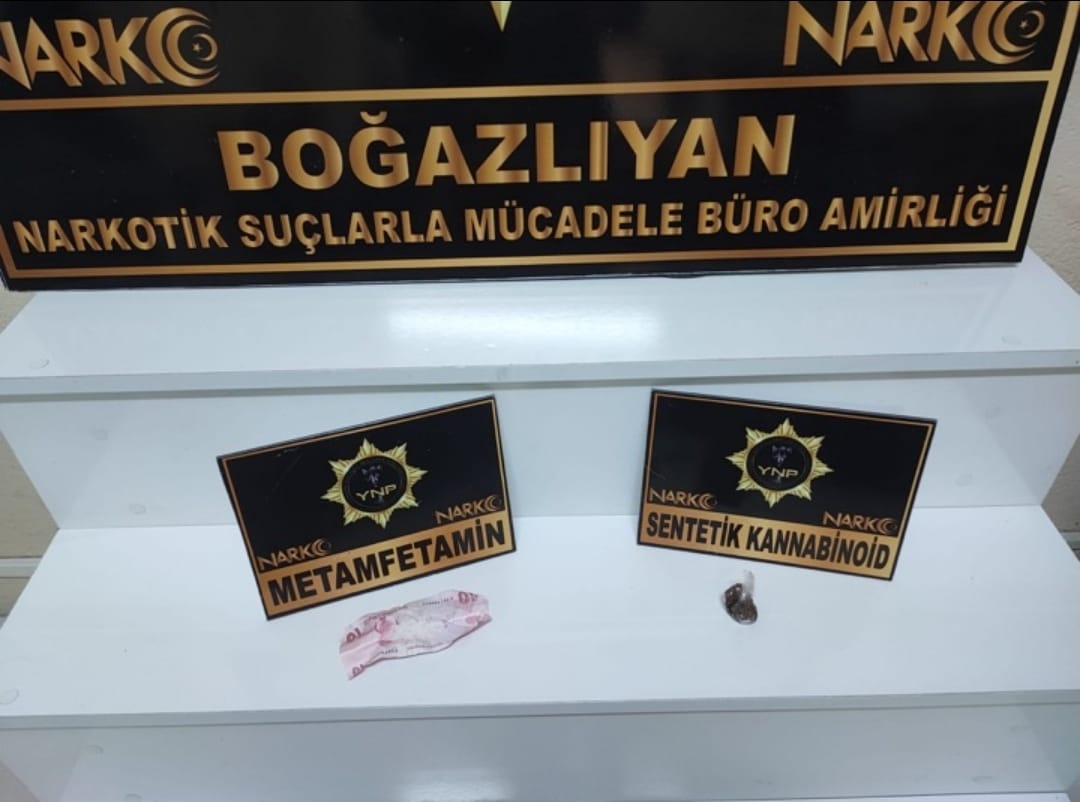 Yozgat İl Emniyet Müdürlüğü Narkotik Suçlarla Mücadele Şube Müdürlüğü ekipleri,