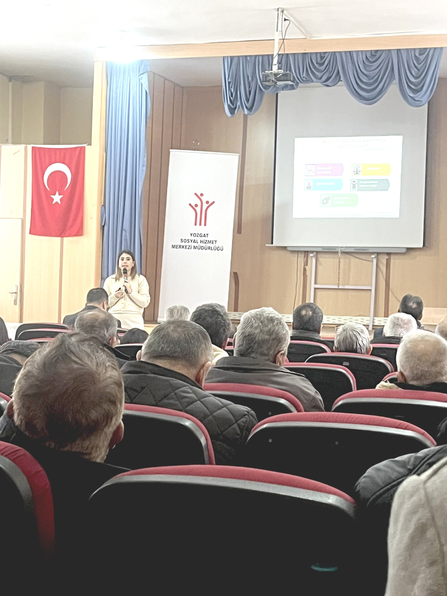 Yozgat Sosyal Hizmet Merkezi Müdürlüğü tarafından Çayıralan İlçesinde “Erken Yaşta