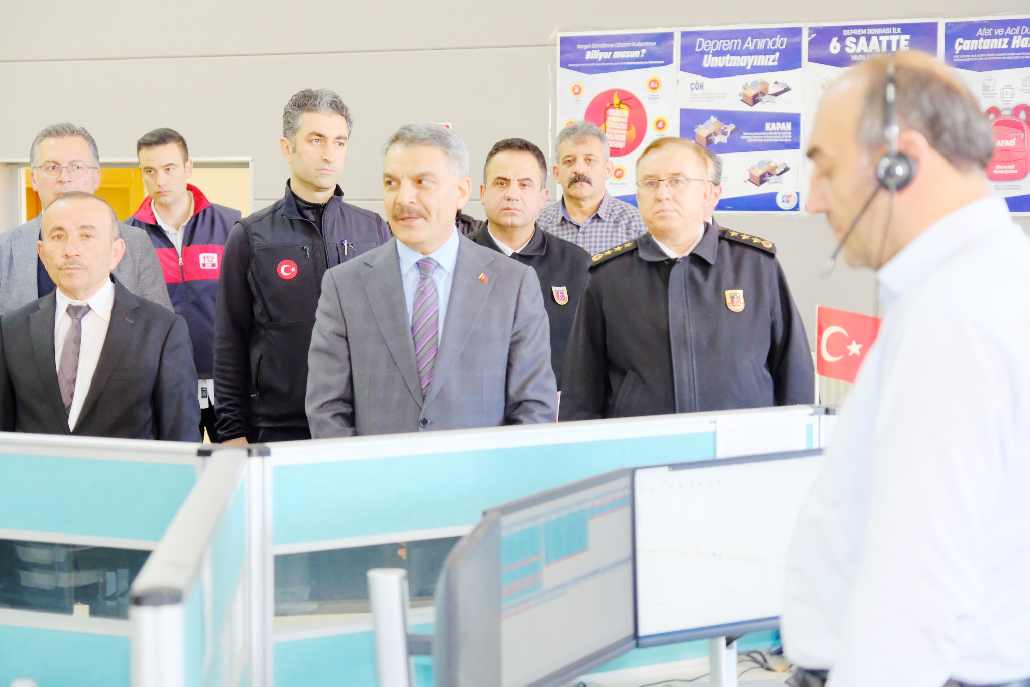 Yozgat Valisi Mehmet Ali Özkan, 112 Acil Çağrı Merkezi’nin vatandaşlar