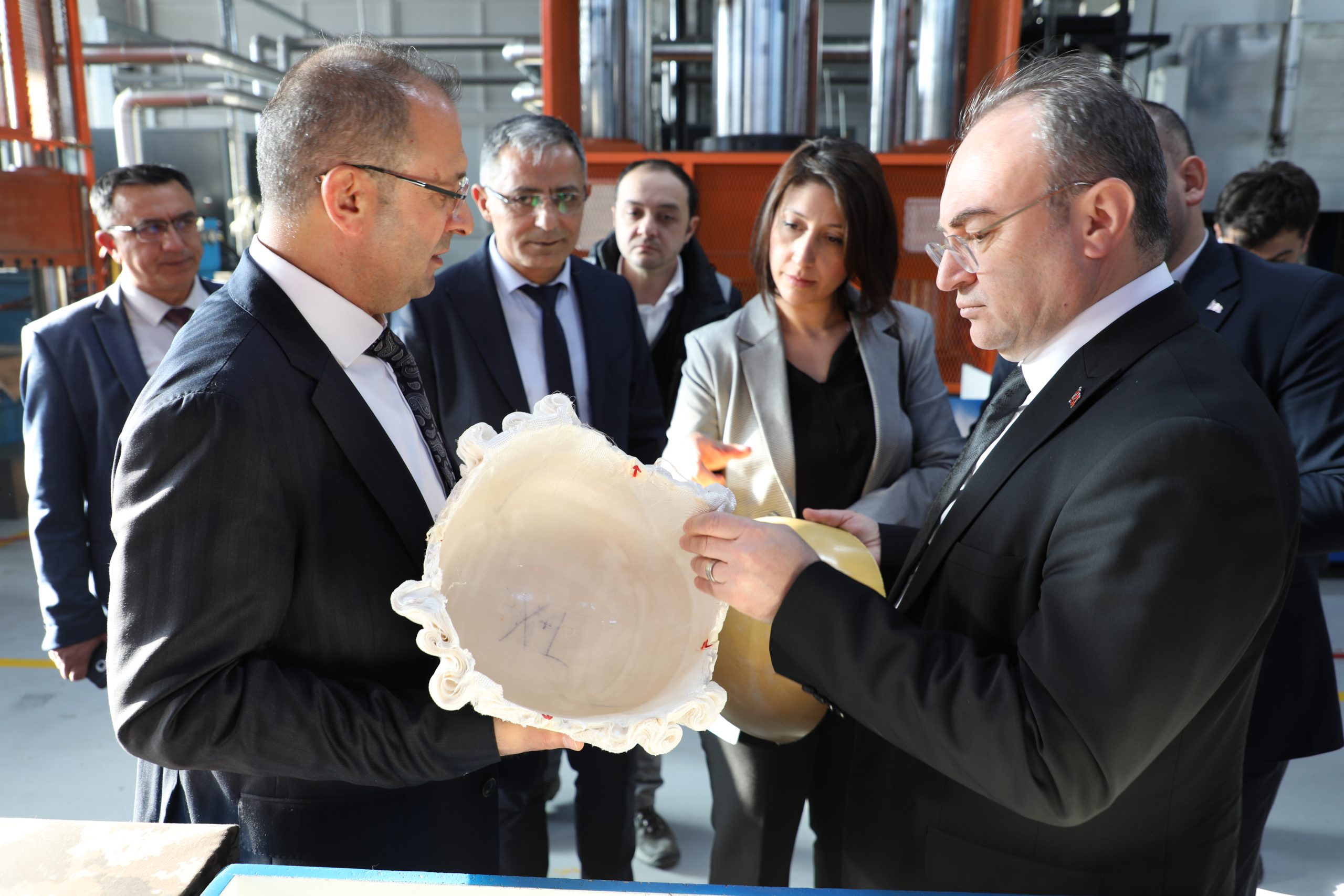 Yozgat Bozok Üniversitesi Rektörü Prof. Dr. Evren Yaşar, beraberinde Üniversite